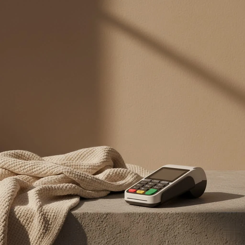 Smartphone connected to an external card reader for payments