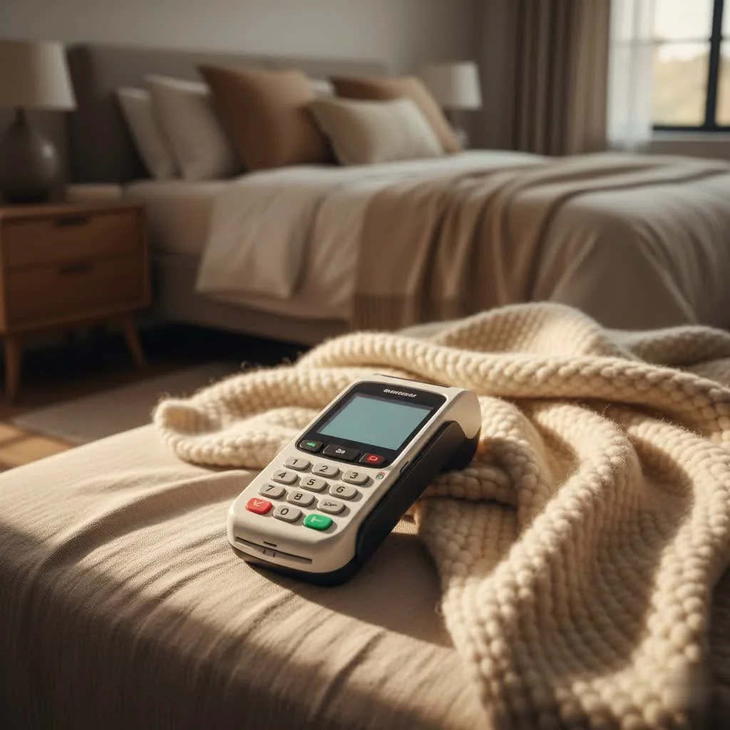 USB-C card reader connected to a laptop