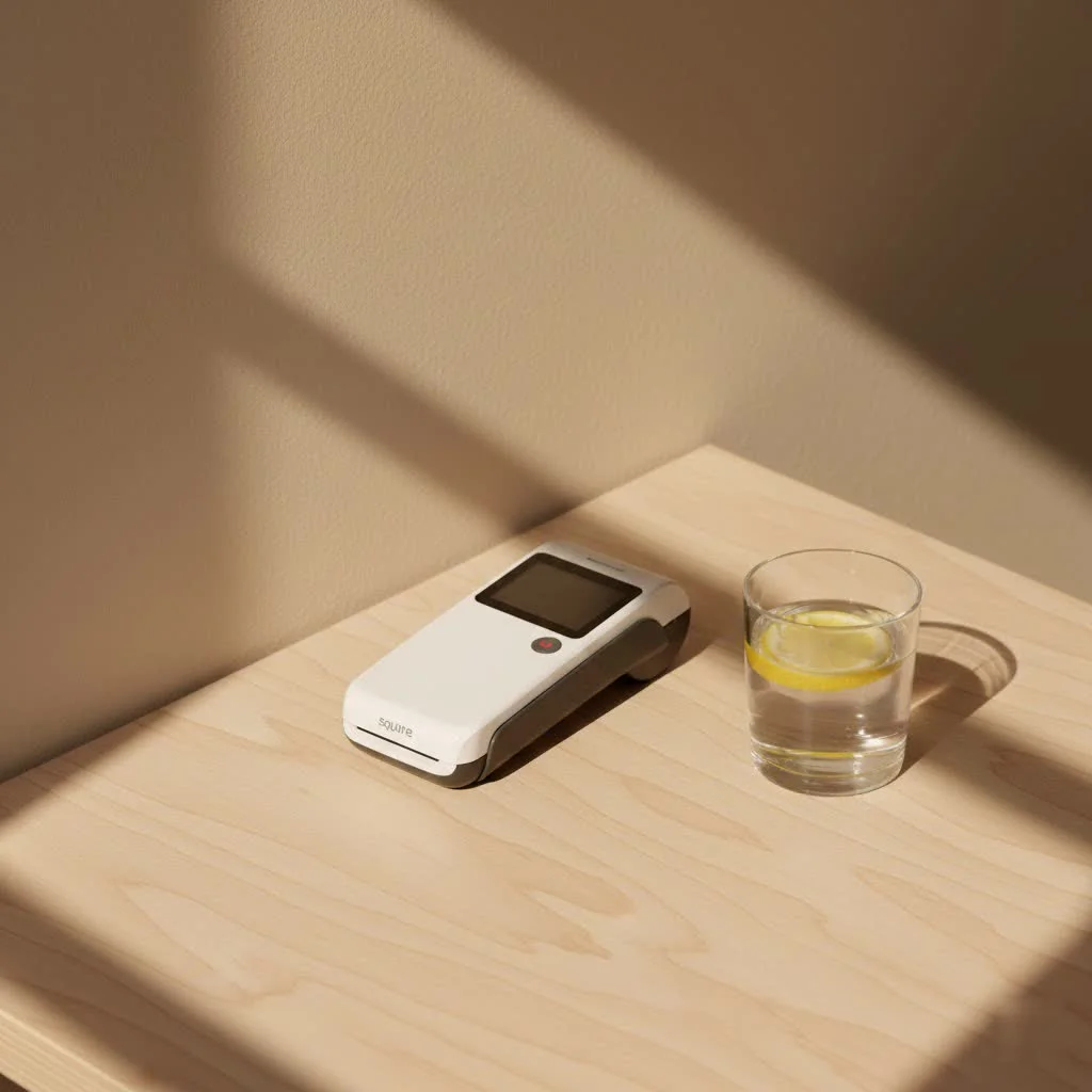 Memory card reader connected to a laptop